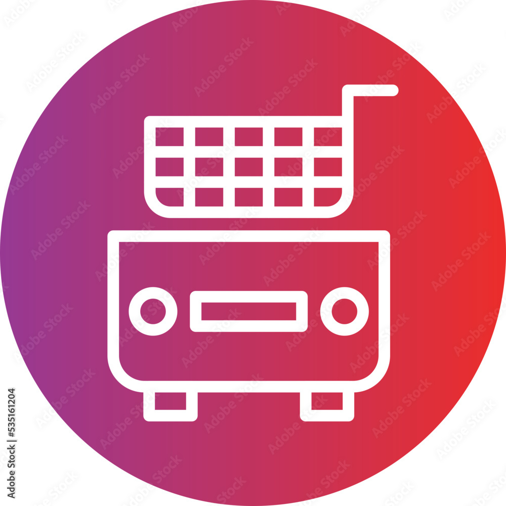 Fryer Icon Style Fryer Icon Style
