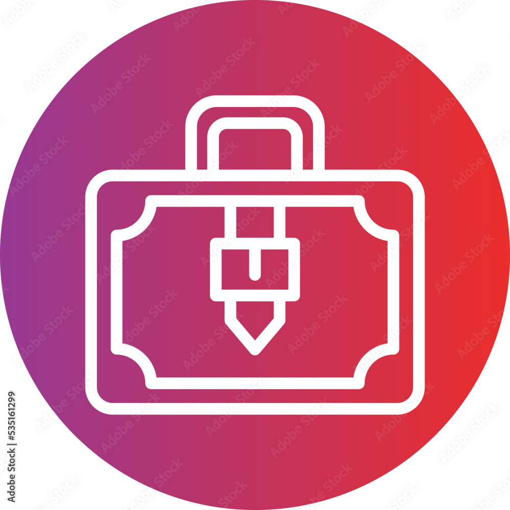 Briefcase Icon Style