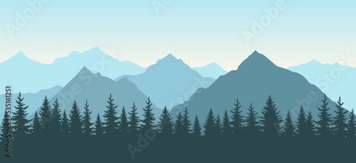 mountain landscape in the mountains