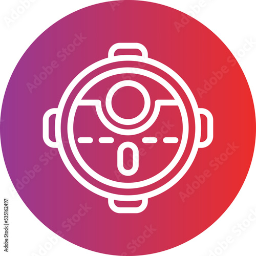 Robotic Vaccum Icon Style