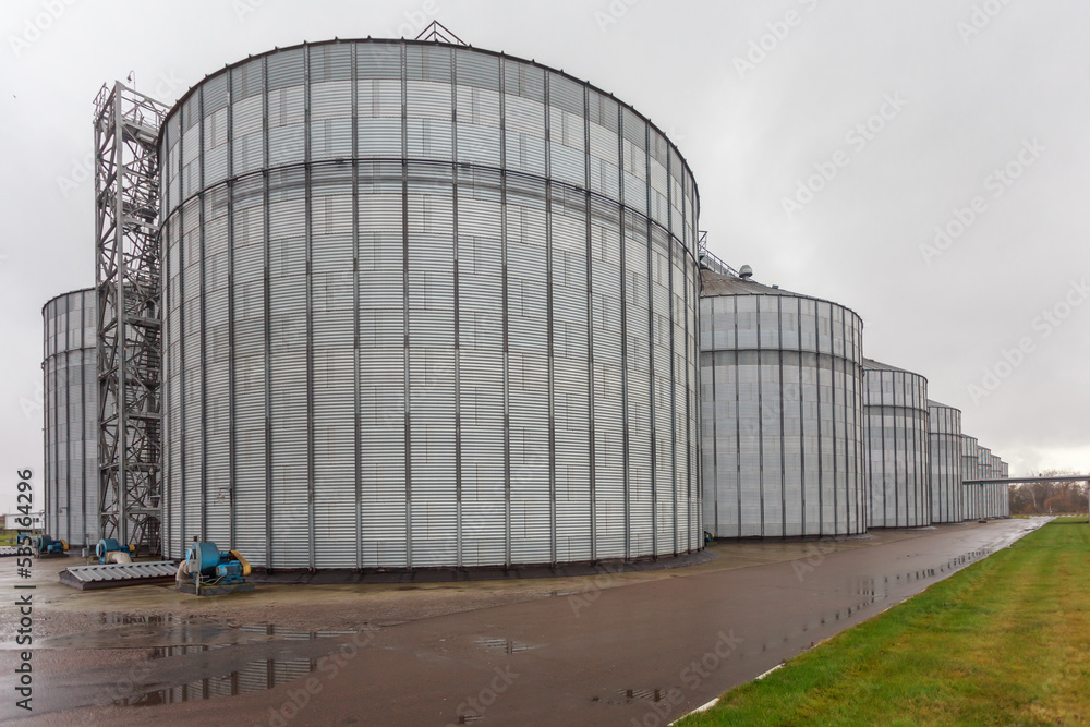 Exterior view of big chicken farm.