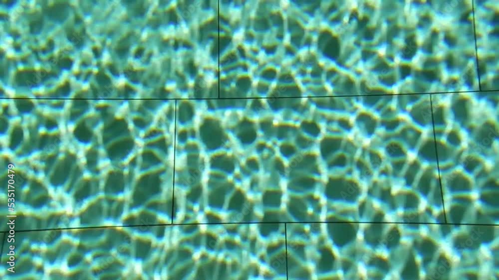 Swimming Pool with Sunlight Effect in Underwater in Switzerland. Swimming Pool with Sunlight Effect in Underwater in Switzerland.