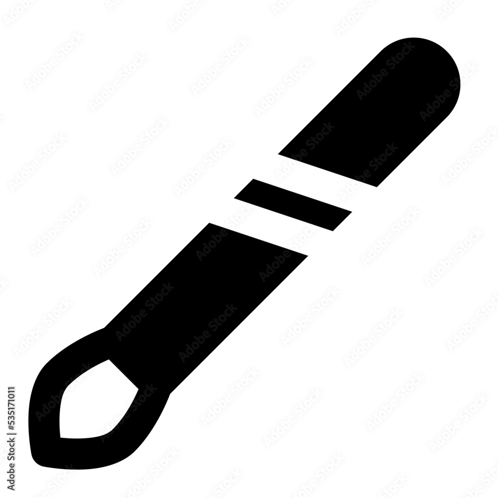 paint brush glyph icon paint brush glyph icon