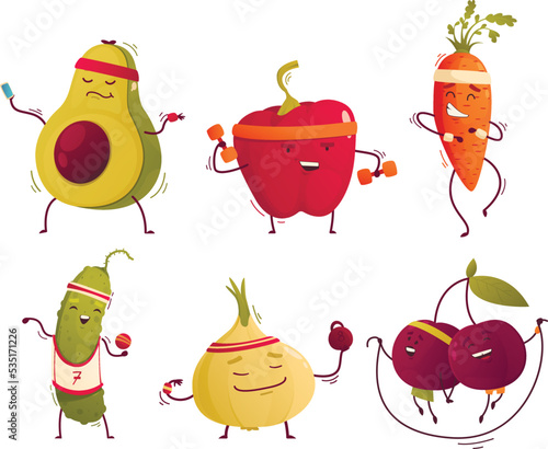 Sportsman Fruits Set
