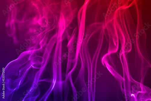 Rainbow abstract light texture smoke background. Colorful smoke on a black background