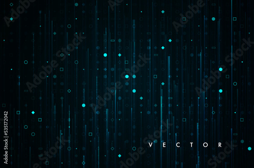 Cryptocurrency blockchain network background.