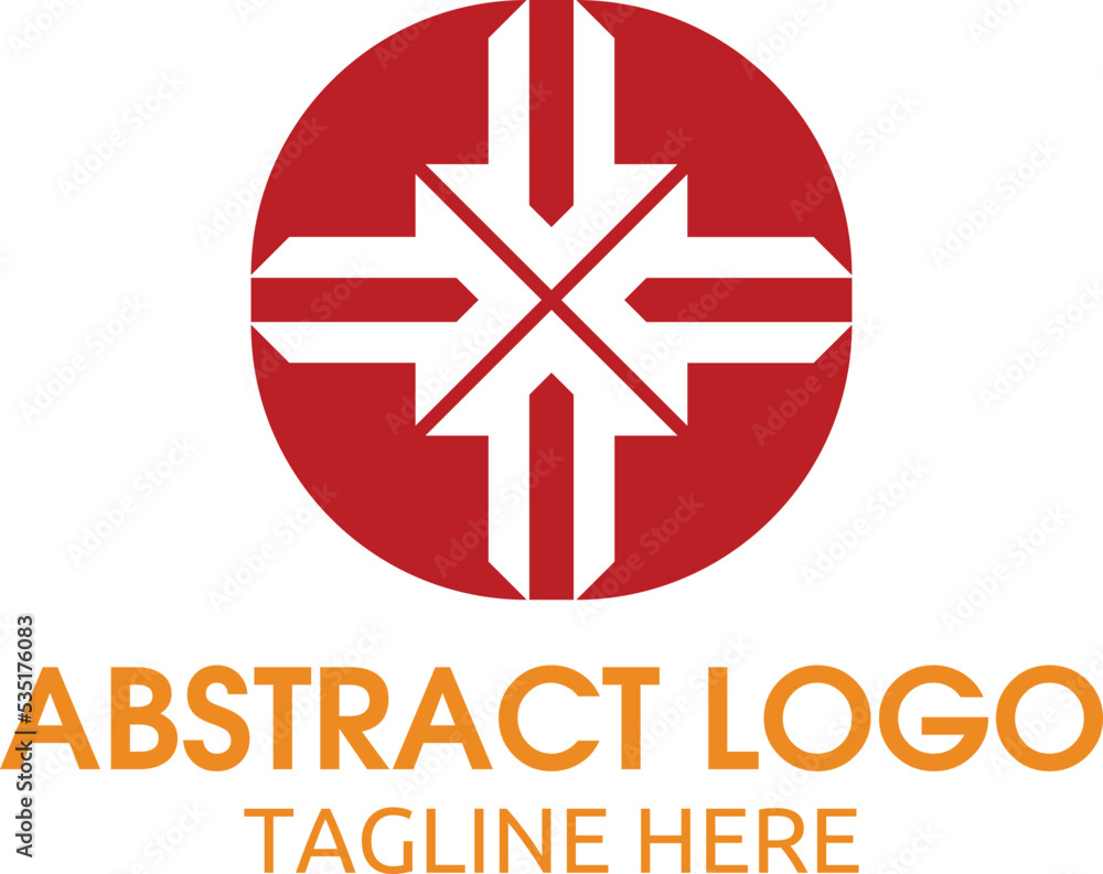 Fototapeta premium Round Abstract Logo