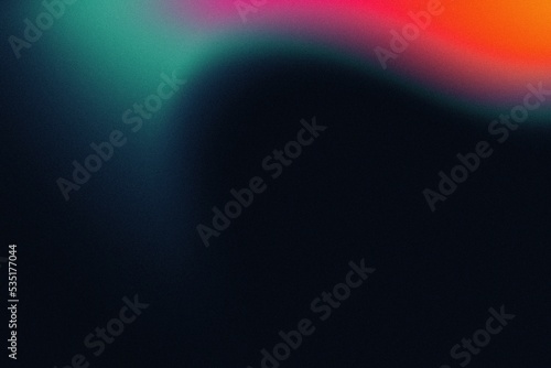 abstract northern lights, retro vibrant gradient background with thermal heatmap effect and grain texture; liquid, fluid backdrop photo