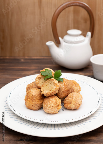 Indonesian Food, Bakso Goreng (Deep Fried Meat Balls)