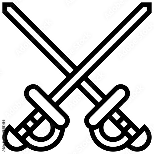 Fencing icon