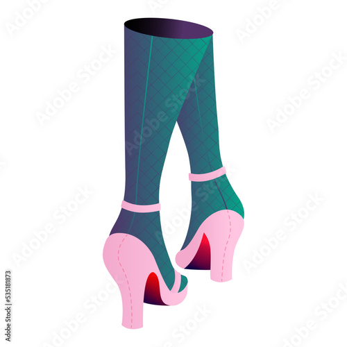 High heels vector illustration