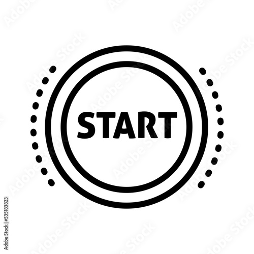 Black icon for Start button