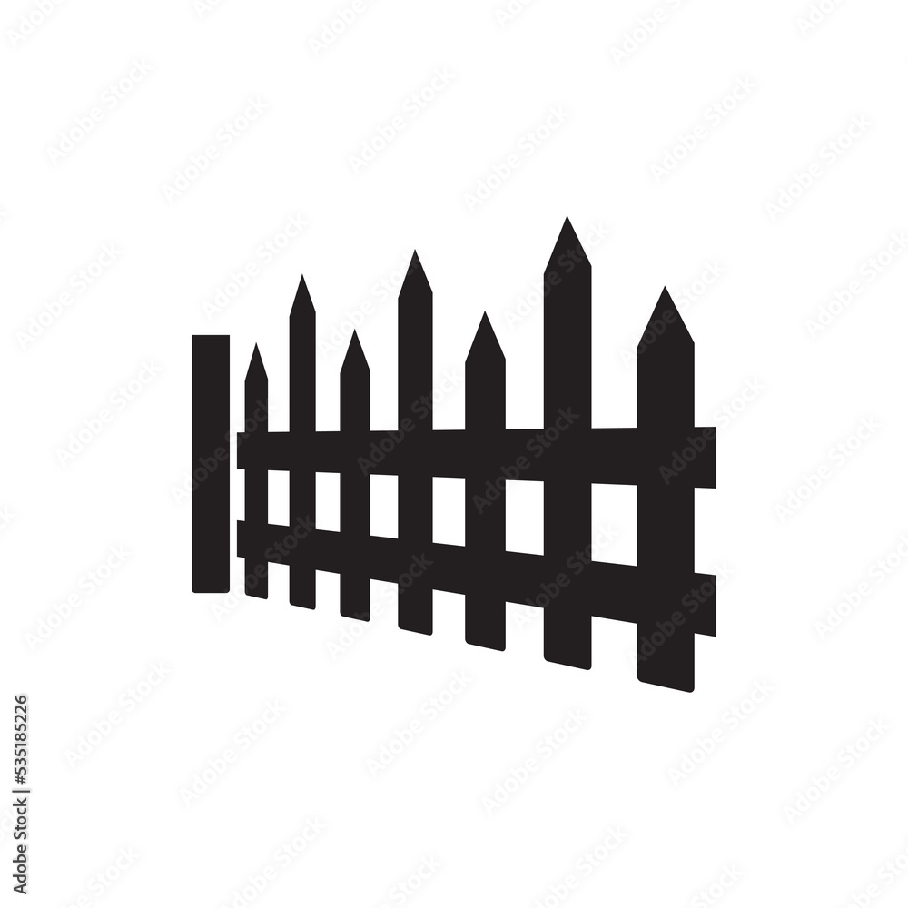 fence icon trendy flat design fence icon trendy flat design