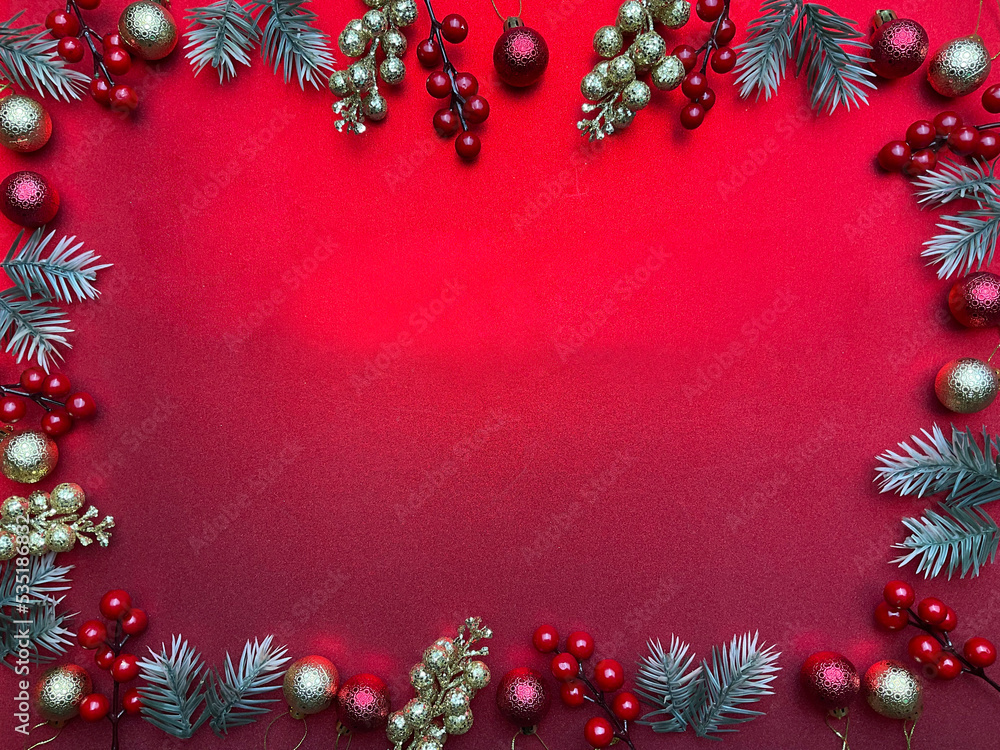 Xmas background with writing space Xmas background with writing space