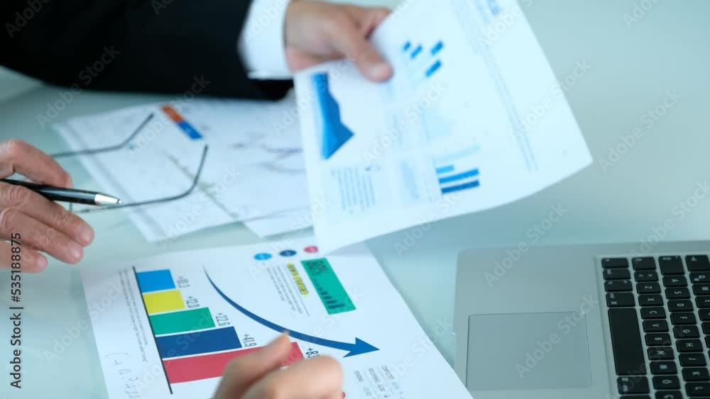 Financier Businessman and Woman Financier Businessman and Woman