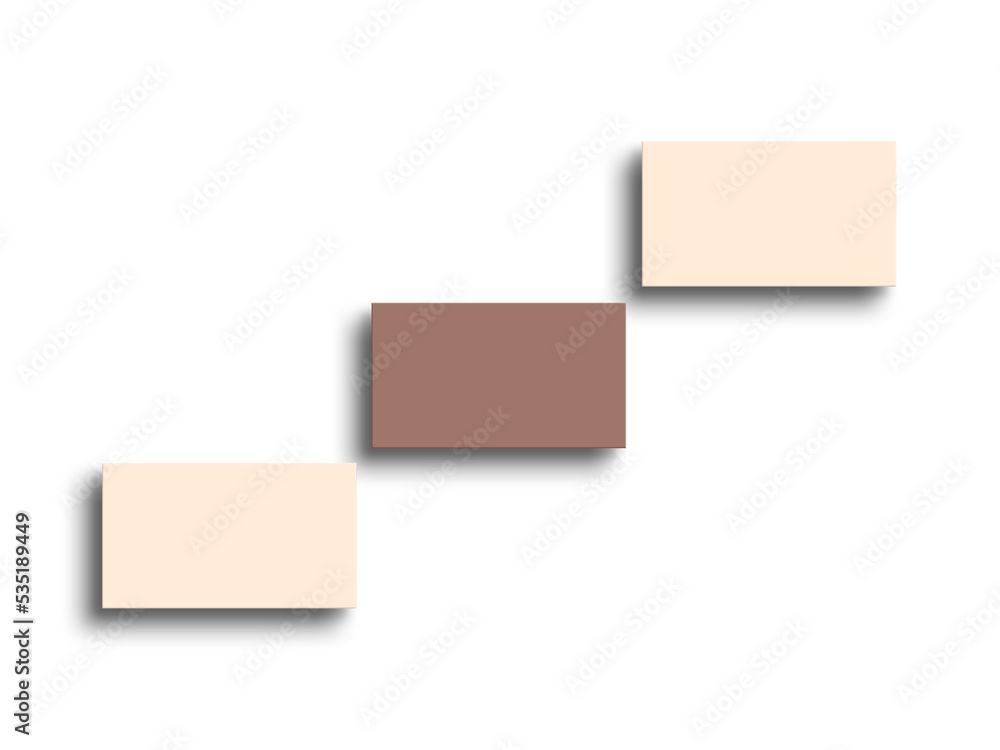 Minimal business card mockup Minimal business card mockup