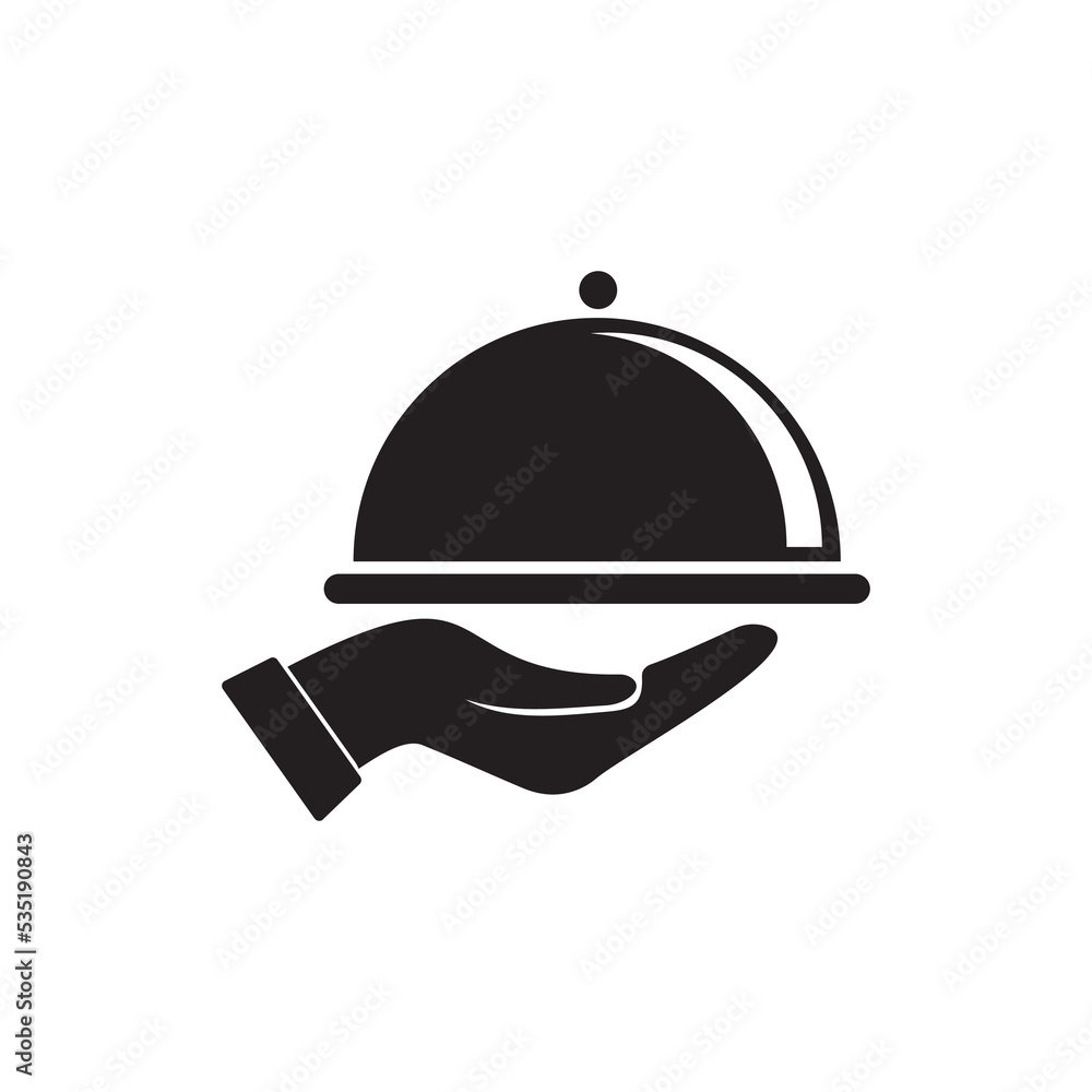 platter icon illustration platter icon illustration