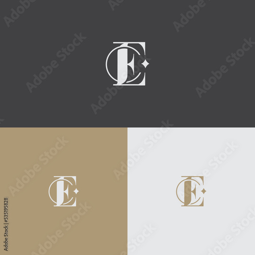 CE / EC Monogram Logo Design