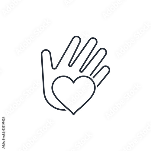 Wallpaper Mural Favorite product.  Vector linear icon isolated on white background. Torontodigital.ca