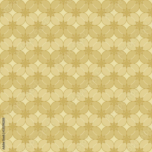crisscrossed circles. vector seamless pattern. beige repetitive background. fabric swatch. wrapping paper. geometric shapes. continuous design template for linen, home decor, textile, apparel, cloth