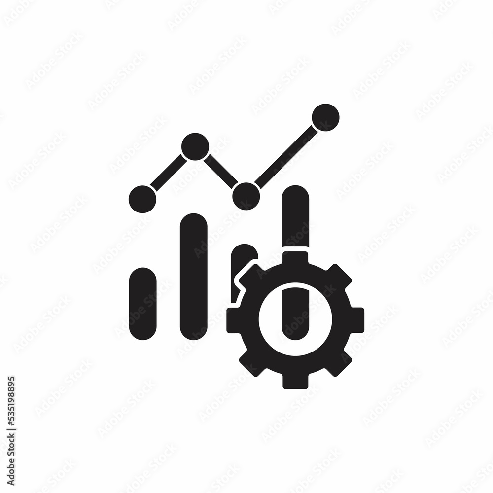 SEO web marketing analytics icon. Search Engine Optimization symbol template for graphic and web design collection logo