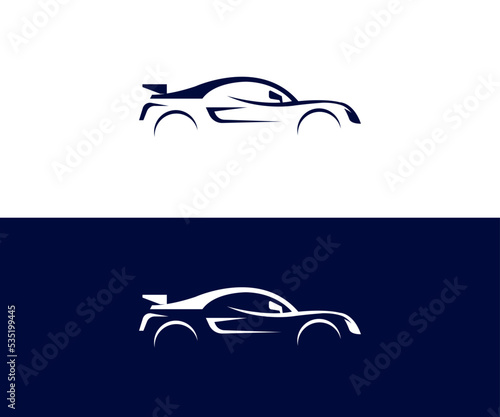 sports car Logo Vector Illustration