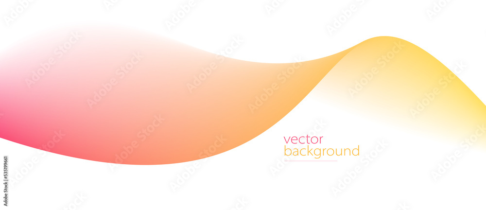 Curve shape flow vector abstract background in red and yellow gradient, motion art, Curve shape flow vector abstract background in red and yellow gradient, motion art,