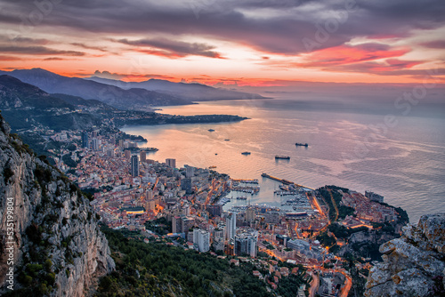 Schöne Landschaft in Monaco © Marco