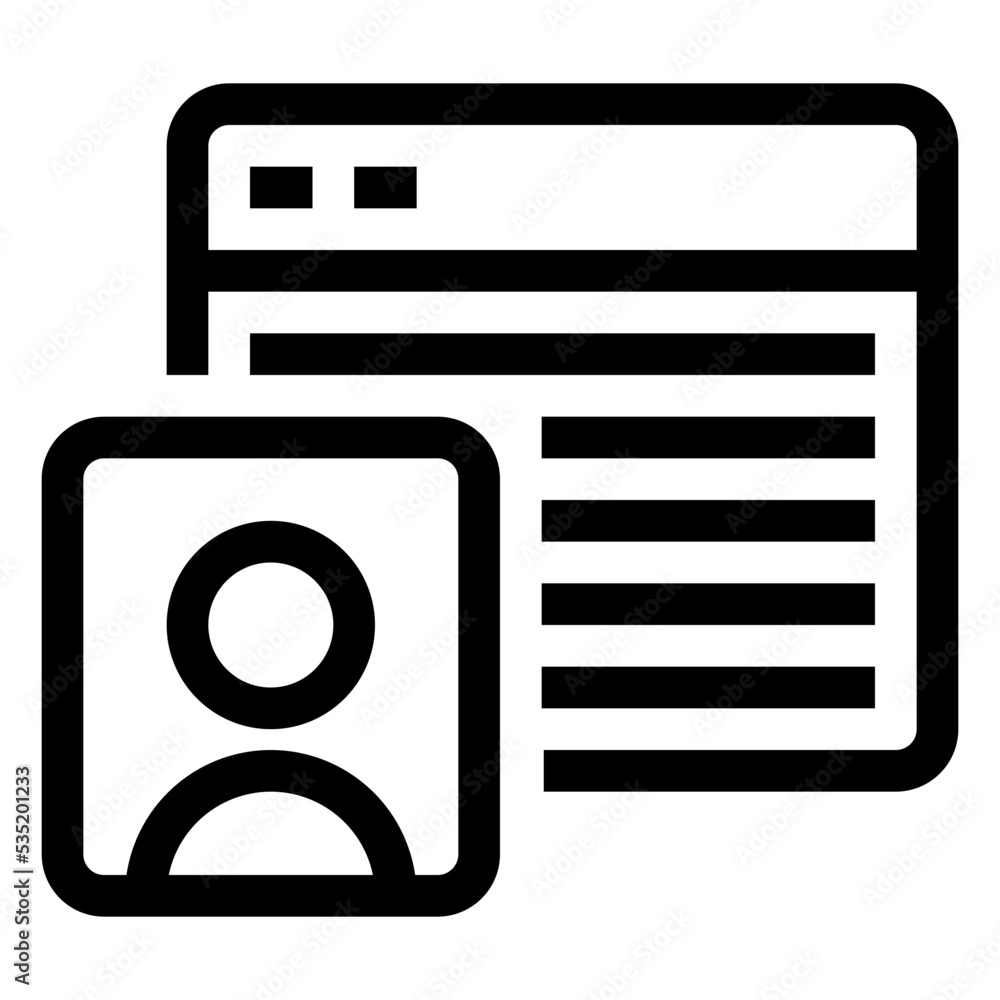 Digital Marketing Icon Outline