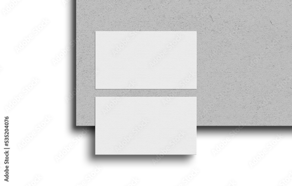 Minimal white business card on particle board mockup Minimal white business card on particle board mockup