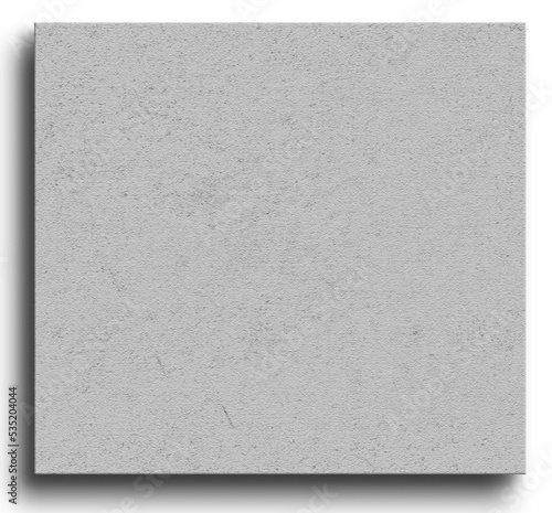 Top view of white textured particle board