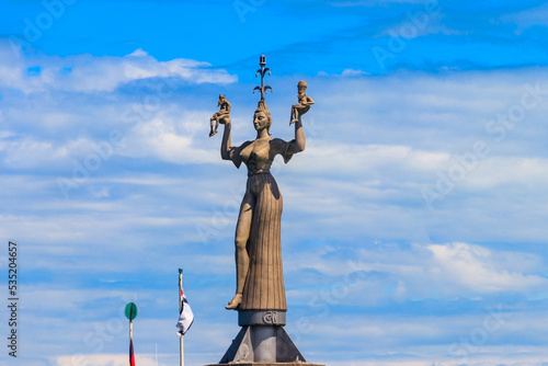 The Imperia statue at the Lake Constance harbour of Konstanz, Germany photo