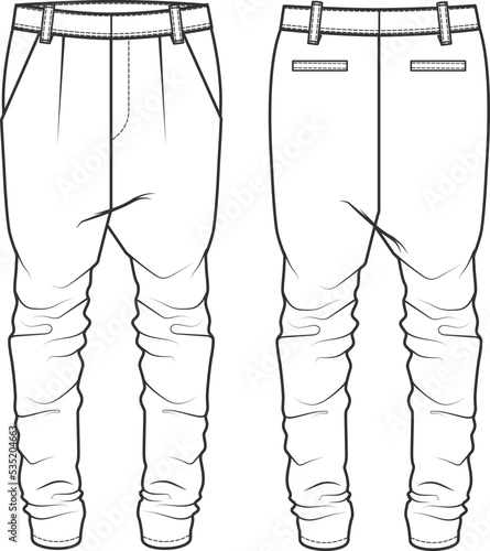 illustration of a pair of jeans