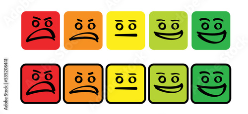 How do you rate our service. Customer, satisfaction, rating the scale. Cartoon feedback form and product quality. Service satisfaction rating. Mood from angry atisfaction symboll. Mood tracker face
