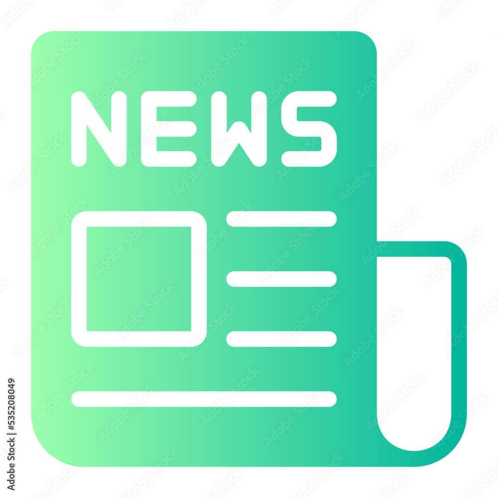 newspaper gradient icon newspaper gradient icon