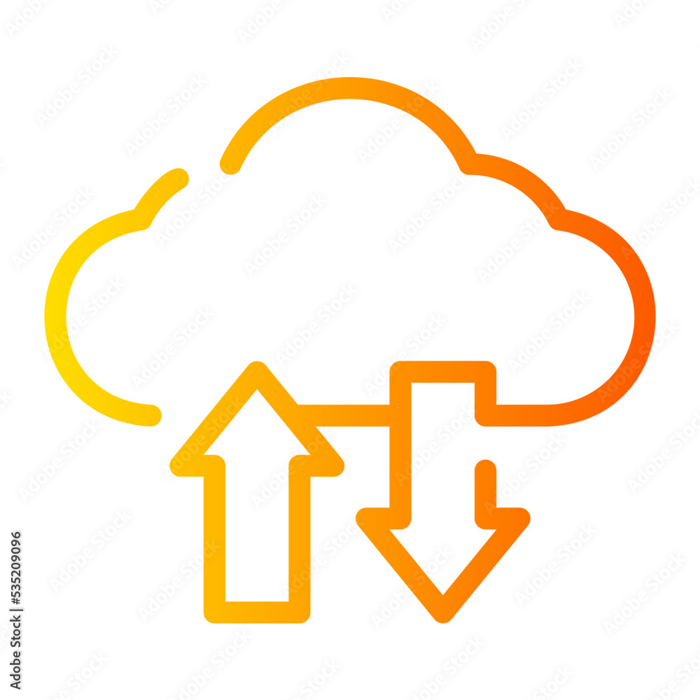 transfer gradient icon transfer gradient icon