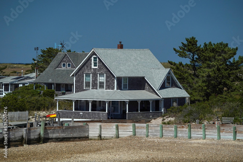 Sandy Neck Lighthouse atlantic ocean cape cod barnstable houses photo