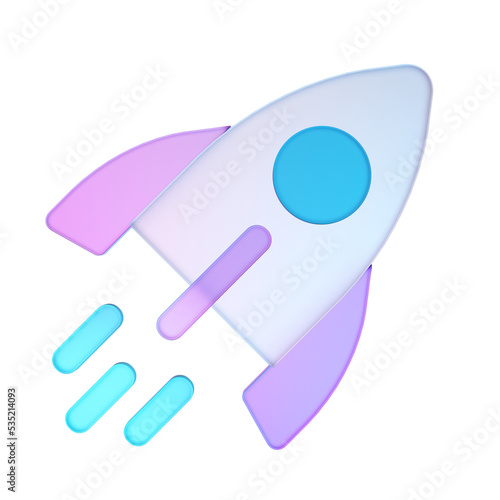 Rocket 3d render