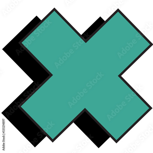 Retro Geometric Shape