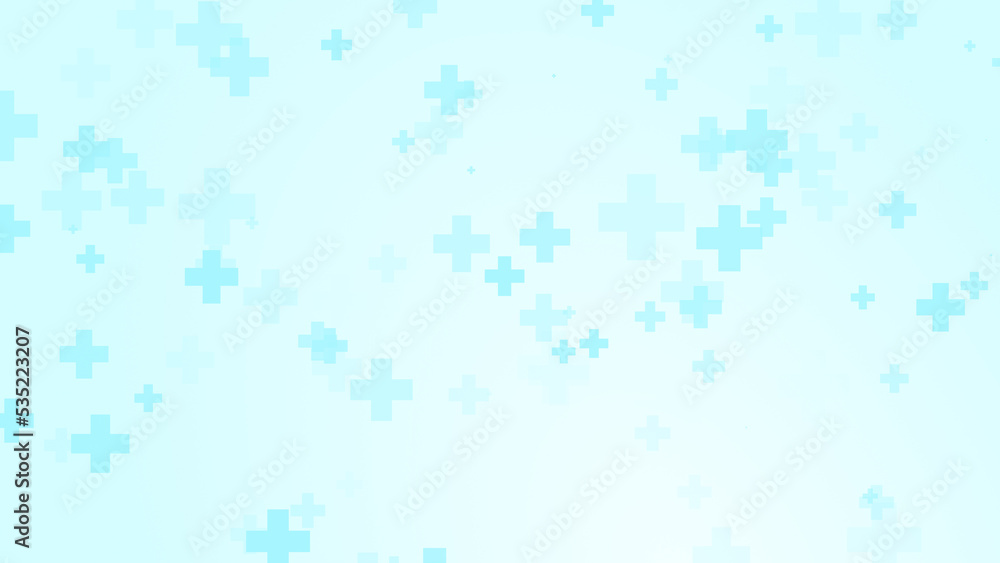 Abstract white blue green colors cross pattern healthcare background. Abstract white blue green colors cross pattern healthcare background.