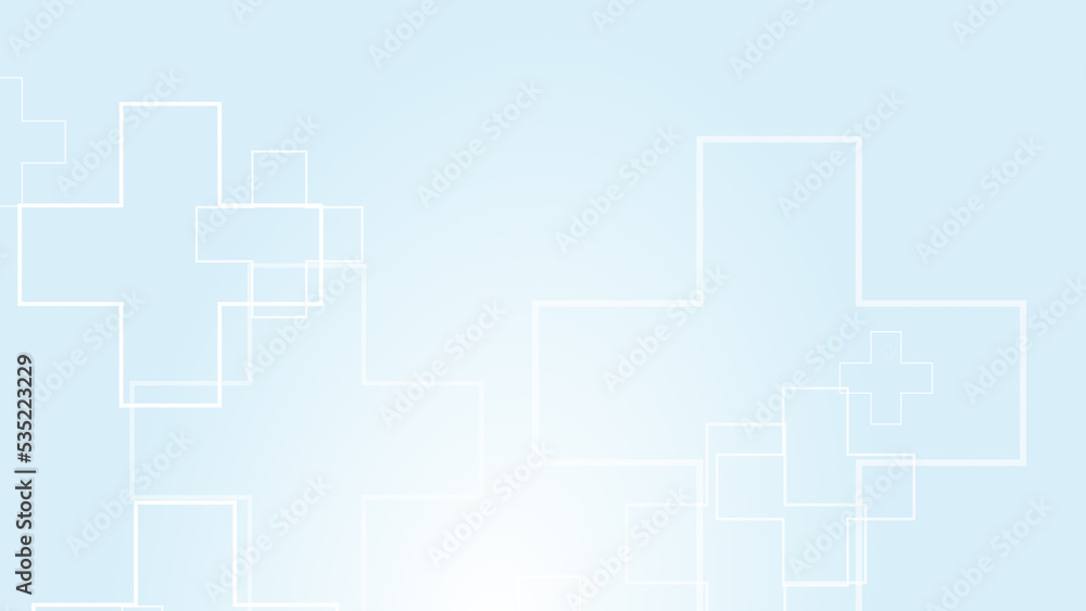 Abstract medical white blue cross pattern background. Abstract medical white blue cross pattern background.