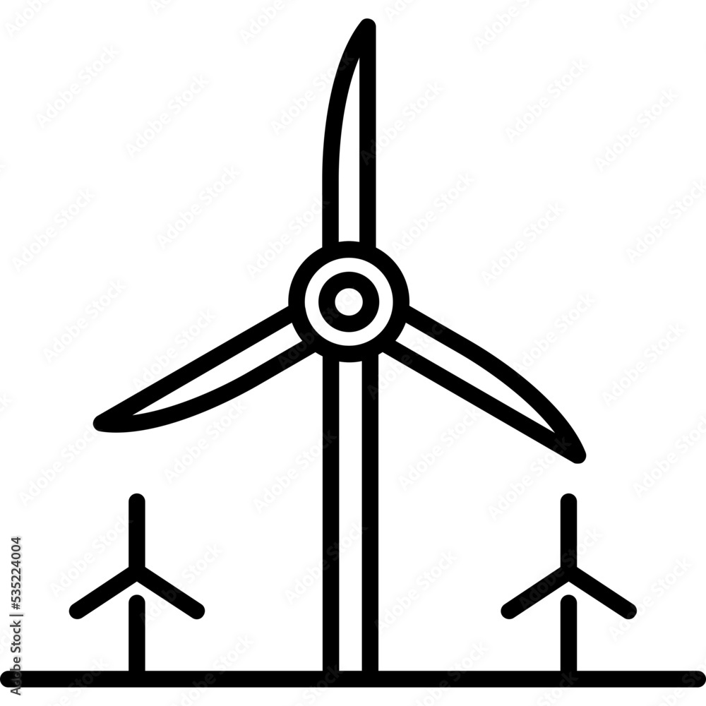 Turbine Energy Icon Turbine Energy Icon