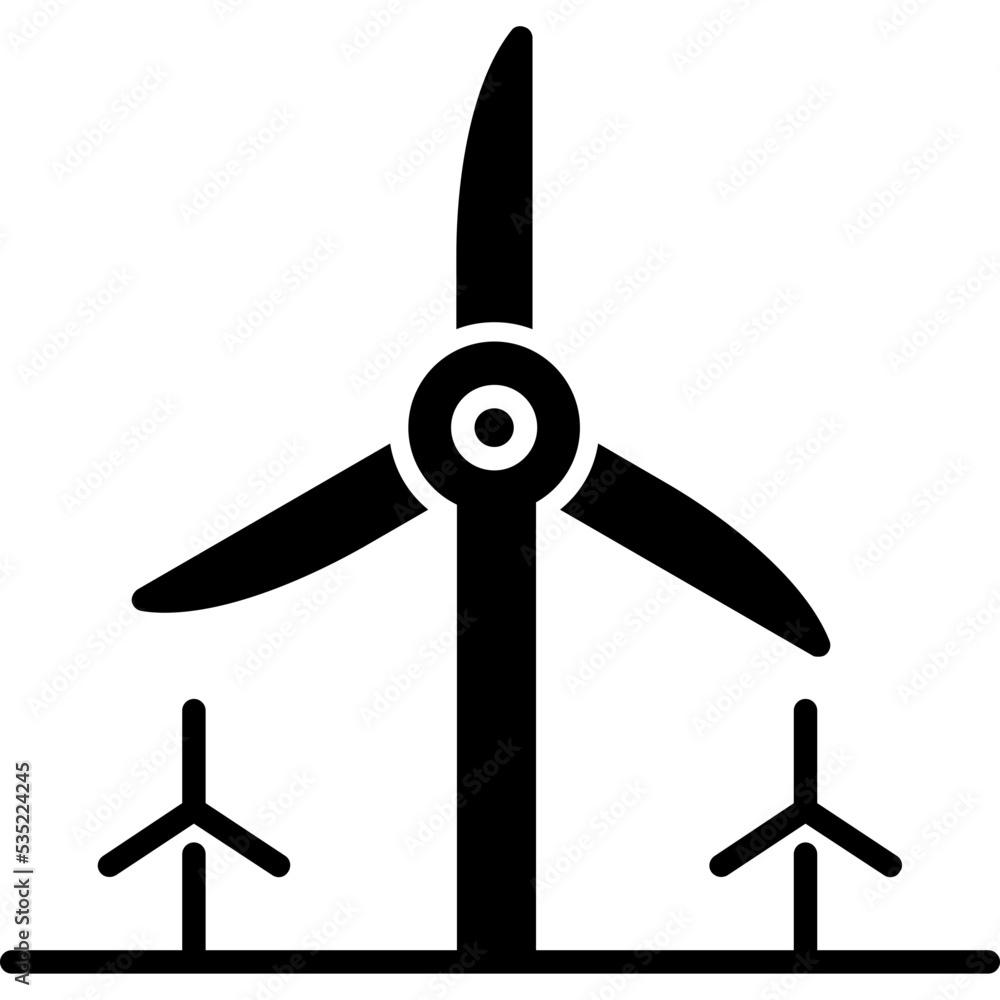 Turbine Energy Icon Turbine Energy Icon