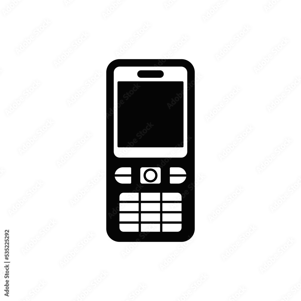 mobile phone icon in black flat glyph, filled style isolated on white background mobile phone icon in black flat glyph, filled style isolated on white background
