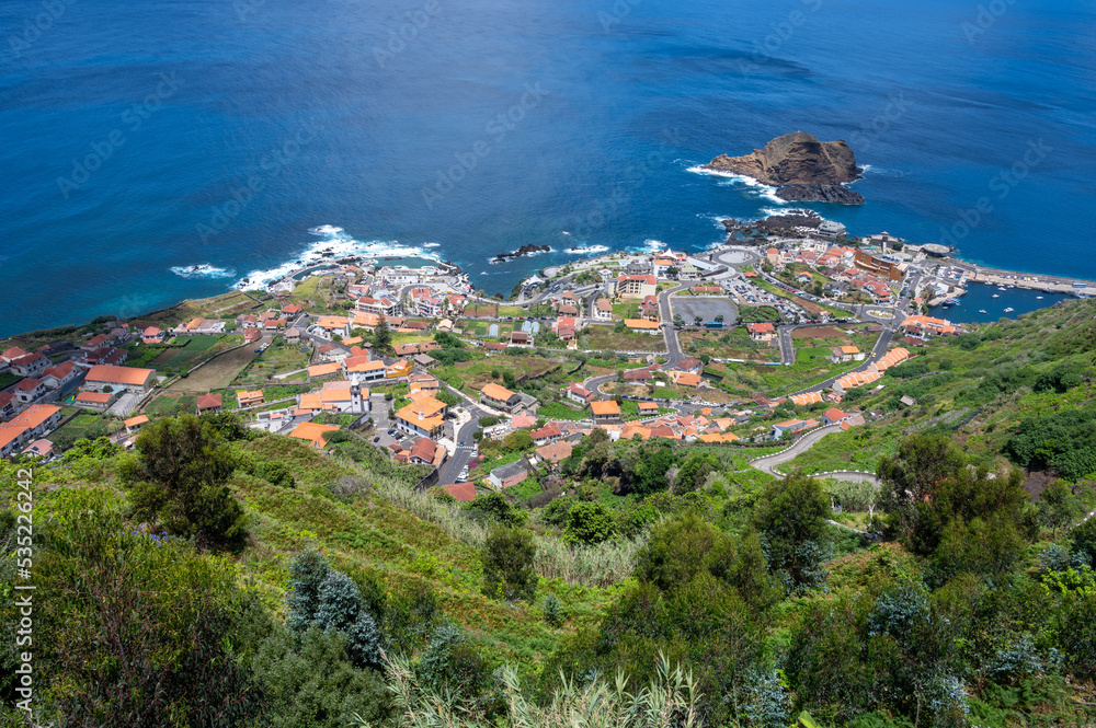 View of Porto Moniz, Madeira.