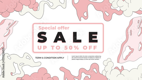 Colorful abstract geometric and fluid banner template for marketing promotion material. cash back, sale and member card bonus design template. Vector EPS10.
