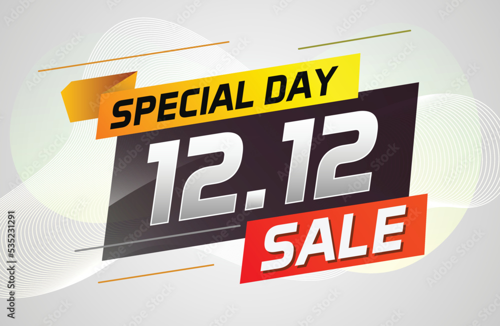 12.12 Shopping day sale banner background 12 December sale poster template vector illustration for use landing page, template, ui, web, mobile app, poster, banner, flyer, background 12.12 Shopping day sale banner background 12 December sale poster template vector illustration for use landing page, template, ui, web, mobile app, poster, banner, flyer, background