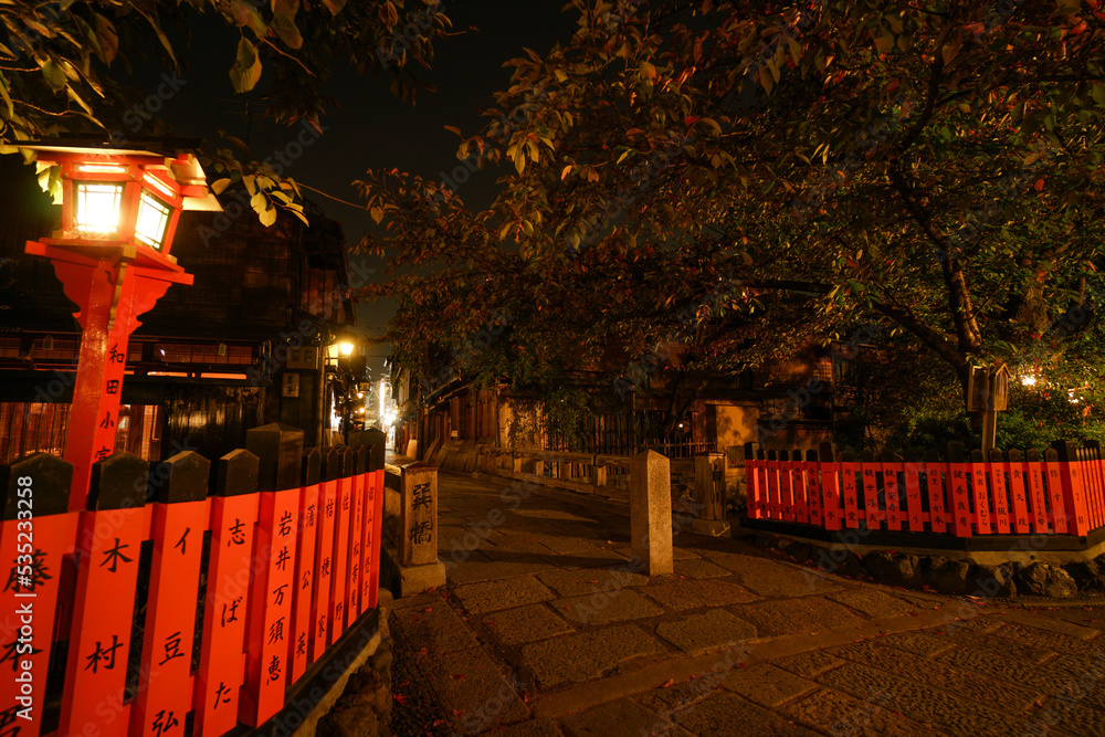 祇園 夜の巽橋