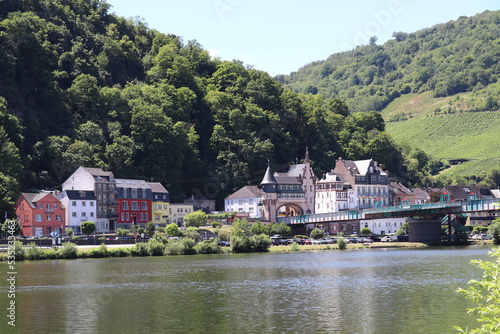 Traben-Trarbach with its Jugendstihl bridge and tower 