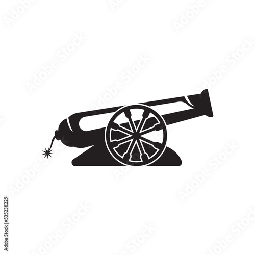 cannon logo vector design template